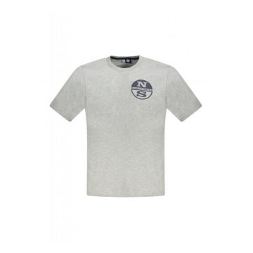 Tricou barbati - cu imprimeu cu logo - Regular fit
