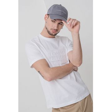 Tricou cu decolteu rotund - Alb
