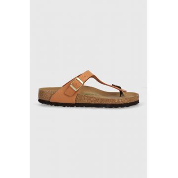 Birkenstock slapi Gizeh culoarea maro, 1025062