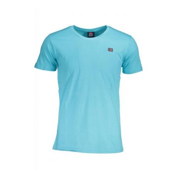 Tricou barbati - cu mini logo brodat - Regular fit -