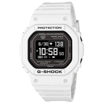 Ceas  G-SHOCK Move Square DW-H5600-7ER - Solar - Bluetooth - 20ATM - Alb - Curea Cauciuc