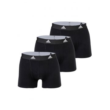 Set de boxeri cu banda logo in talie Active Flex - 3 perechi