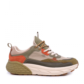 Sneakers bărbați Jeep multicolori din piele întoarsă și textil 3959BP51091VV Sneakers bărbați Jeep multicolori din piele întoarsă și textil 3959BP51091VV