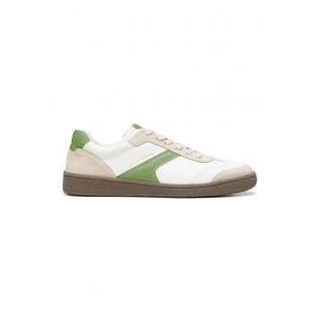 Pantofi sport de piele si piele intoarsa