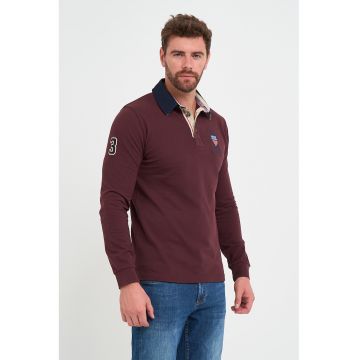 Bluza polo cu logo brodat