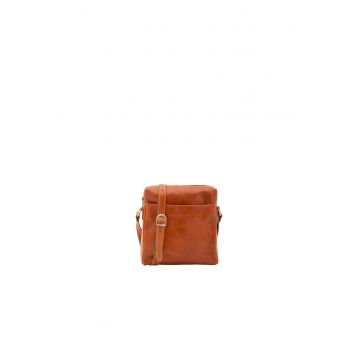 Geanta crossbody de piele cu bareta ajustabila