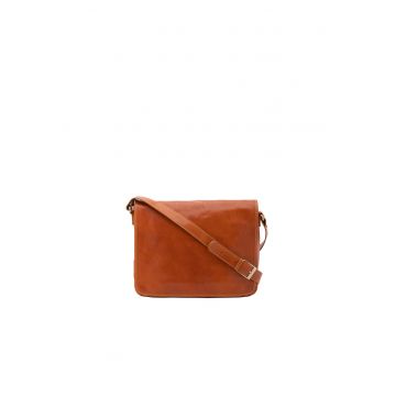 Geanta messenger de piele