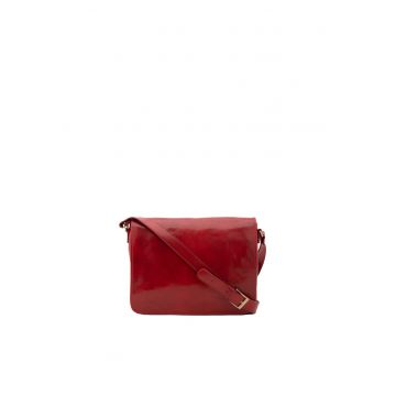 Geanta messenger de piele