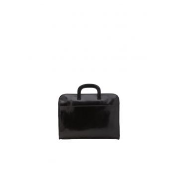 Geanta office de piele cu fermoar