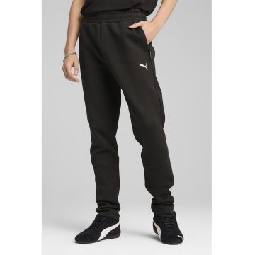 Pantaloni de trening din amestec de bumbac cu detaliu logo