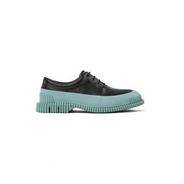 Pantofi de piele cu talpa striata Pix
