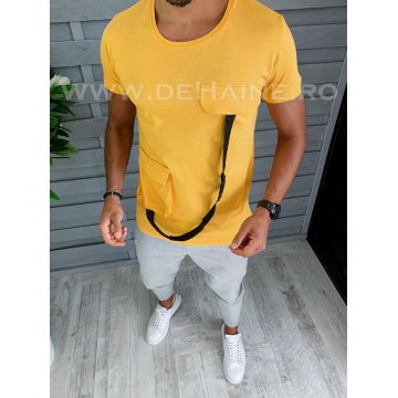 Tricou barbati mustar slim fit Vagabond B1974 N5-4.2