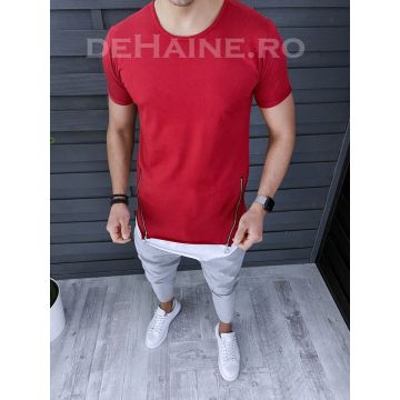 Tricou barbati slim fit asimetric ZR A9261  O5-3.2