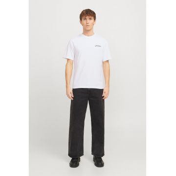 Tricou de bumbac cu logo discret