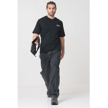 Tricou de bumbac cu logo discret