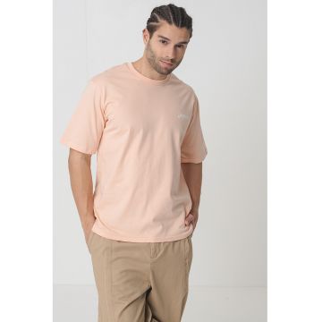 Tricou de bumbac cu logo discret