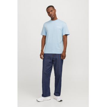 Tricou de bumbac cu logo discret