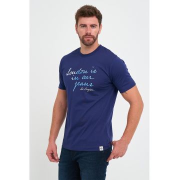 Tricou de bumbac cu text