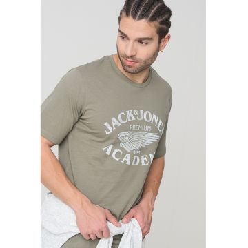 Tricou lejer din bumbac cu logo