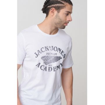 Tricou lejer din bumbac cu logo