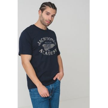 Tricou lejer din bumbac cu logo