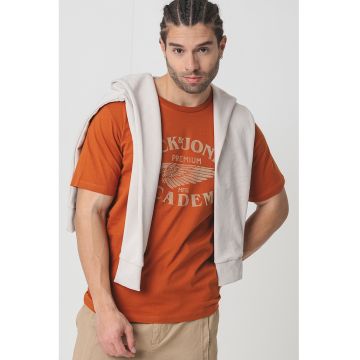 Tricou lejer din bumbac cu logo