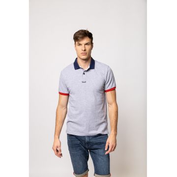 Tricou polo din bumbac pique Dilston
