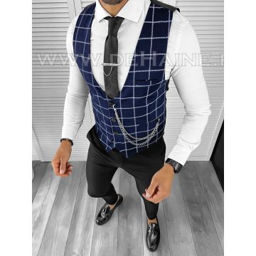 Vesta barbati eleganta slim fit bleumarin B8105  O5-4.3