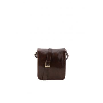 Geanta crossbody de piele cu bareta ajustabila