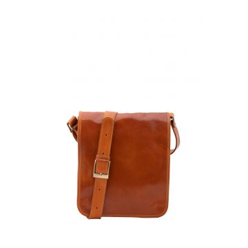 Geanta crossbody de piele cu bareta ajustabila