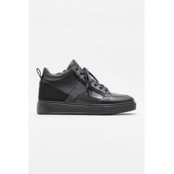 Pantofi sport din piele cu talpa wedge