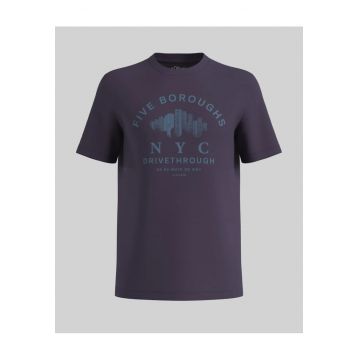 Tricou barbati cu decolteu la baza gatului - din bumbac - croiala Regular fit -