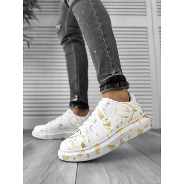 Adidasi barbati casual cu imprimeu 5577 T2-4
