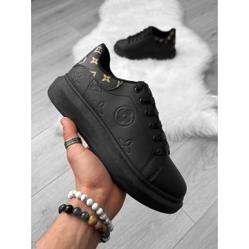 Adidasi barbati casual negri 55771 T50-4