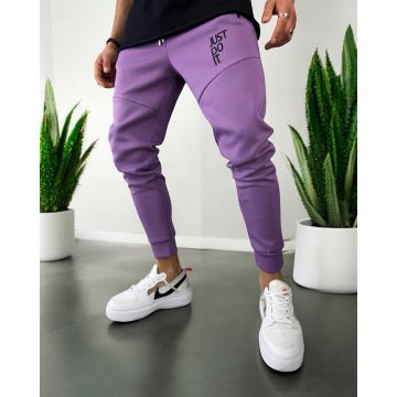 Pantaloni de trening  silon  mov  12616 P20-3.2