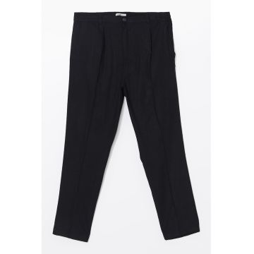 Pantaloni din amestec de in