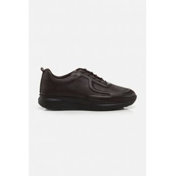 Pantofi sport de piele cu detalii in relief