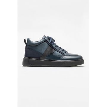Pantofi sport din piele cu talpa wedge