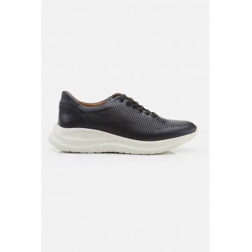 Pantofi sport wedge de piele