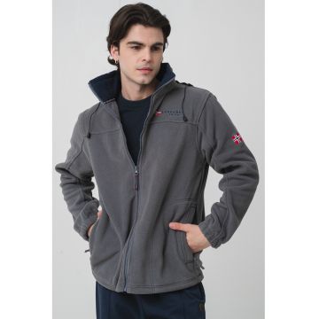 Jacheta din fleece cu fermoar