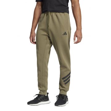 Pantaloni de trening din amestec de bumbac cu croiala conica
