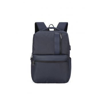 Rucsac cu inchidere cu fermoar - Albastru