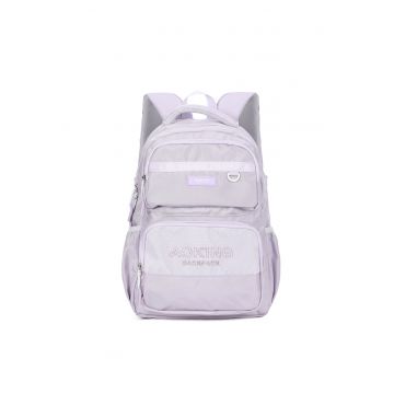 Rucsac din material textil cu buzunare frontale cu fermoar Rucsac din material textil cu buzunare frontale cu fermoar