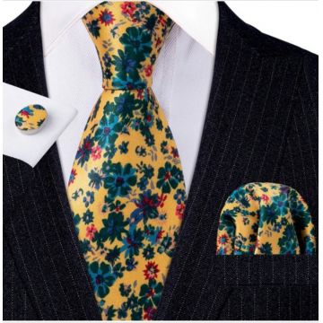 Set cravata + batista + butoni - matase - model 221