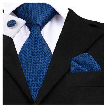 Set cravata + batista + butoni - matase - model 73