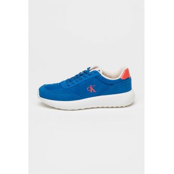 Pantofi sport din piele cu logo