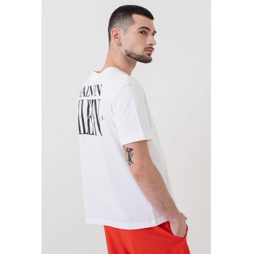 Tricou cu imprimeu logo pe partea din spate