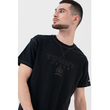 Tricou din bumbac cu logo