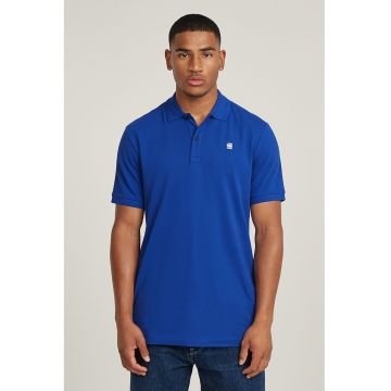 Tricou polo slim fit din material pique Dunda