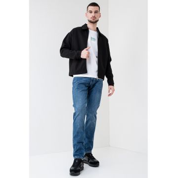 Bluza de trening cu guler clasic